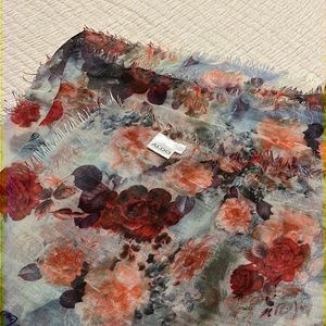 Aldo oversized floral lightweight scarf/wrap